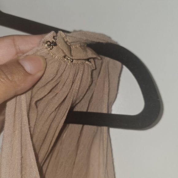 ALEXANDER Wang Womens One Shoulder Dress tan black Size 0 - Picture 6 of 15